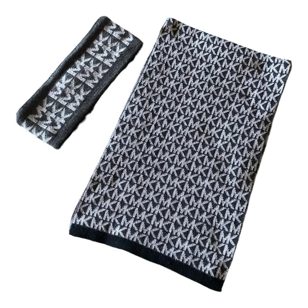 MICHAEL KORS-SCARF AND HEADBAND